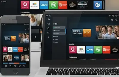 Teste IPTV compatível com IPTV Core em vários dispositivos